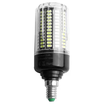 

New 1Pcs SMD 5736 LED Spotlight Bulb light Corn lamp 85V-265V No Flicker E14 15W 156 LEDs white