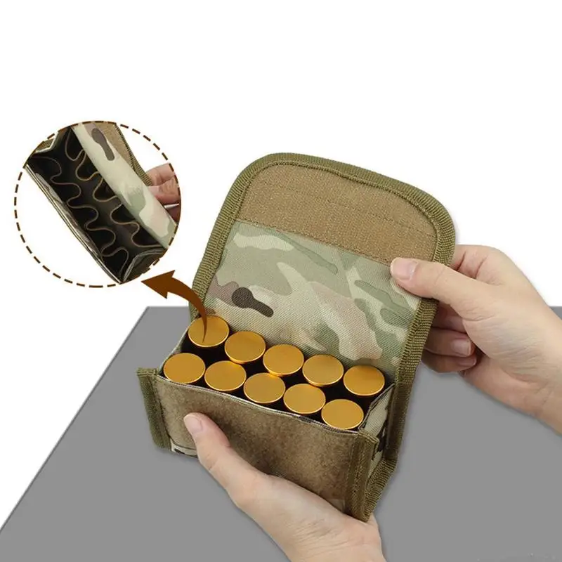 Тактический 10 патронов Shotshell перезаряжаемый держатель Molle патронная сумка для боеприпасов журнал круглый держатель для детей возрастом от 12 картриджный мешочек измерительный прибор/20G Тактический Q4N8