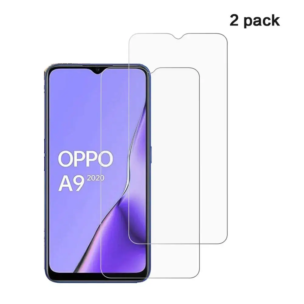 Закаленное стекло 2 шт./лот для OPPO A9 2020 Защитная пленка экрана A5 A11 | Мобильные