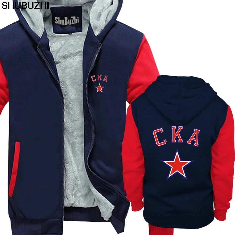 Khl Cka Russische Hockey Team Logo Warme Jas Cartoon Winter Jas Mannen  Unisex Dikke Truien Losse Size Top Warme Jassen sbz394|Hoodies en sweaters|  - AliExpress
