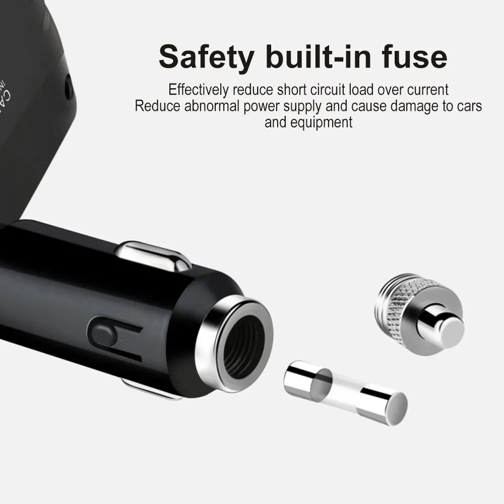 Cigarette Lighter Sockets Car Quick Charger Auto Charger Interior Parts Smart Car Charger for Pad