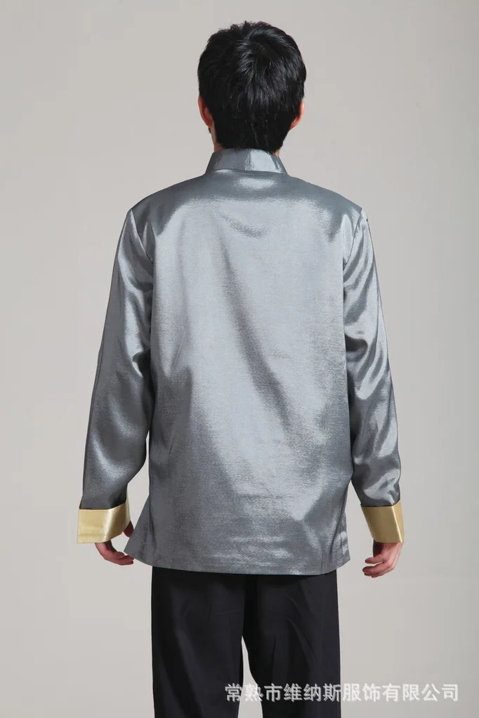Embroidered jin shuang long Turn Sleeve Chinese Costume MEN'S Long-sleeved Coat 2283-4 Spring Autumn Winter Men'S Wear Casual St