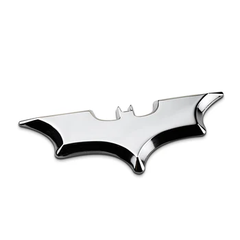 

3D Car Stickers Cool Metal Bat Auto Logo Car Styling Metal Batman Badge Emblem Tail Decal Motorcycle Car Accessories Automobiles