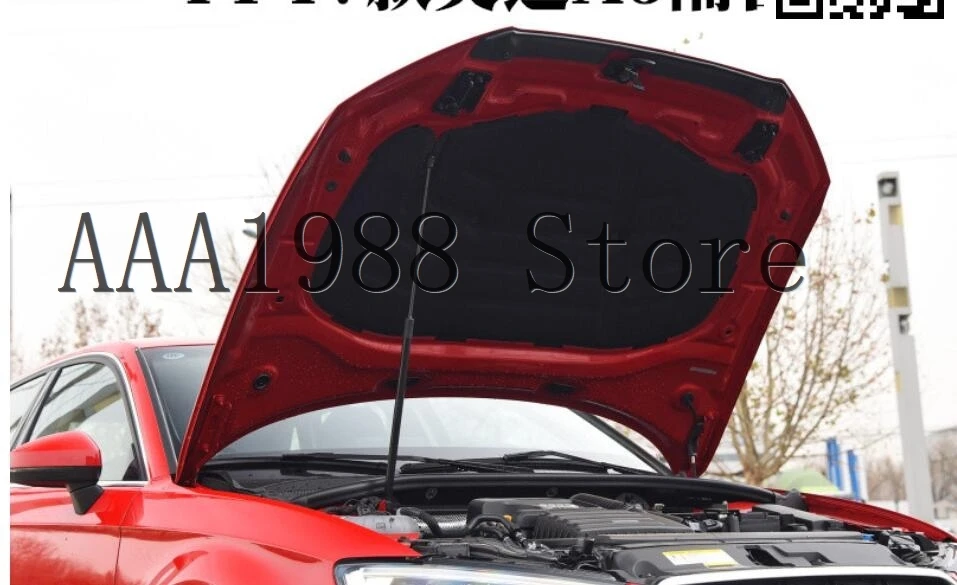 Engine Hood Insulation Mat 2014-for Audi A3 Hood Engine Sound Heat Insulation Cotton Pad Soundproof Mat Cover Engine lining cover
