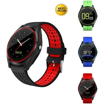 

696 V9 Smart Bracelet Pedometer Sleep Monitor wristband with camera Electronics Smart Band support SIM Card TF Card for Phone