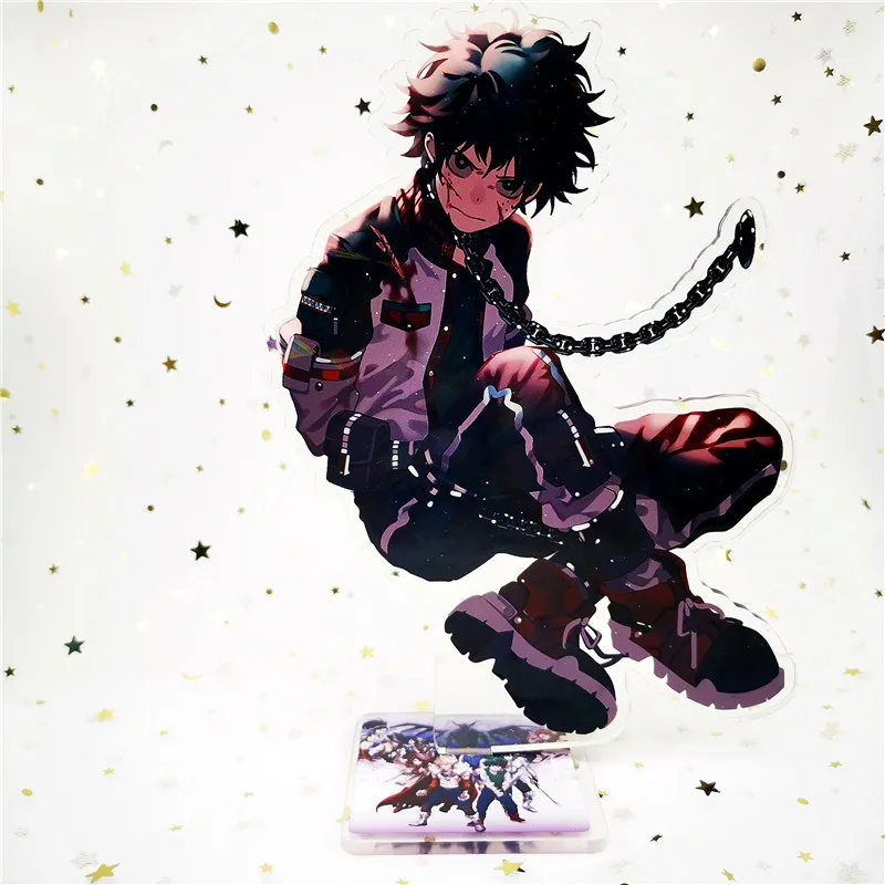 8 Аниме My Hero Academy брелок Bakugou Katsuki Midoriya Izuku милый забавный мультфильм kawaii акриловый ювелирный брелок - Цвет: 8