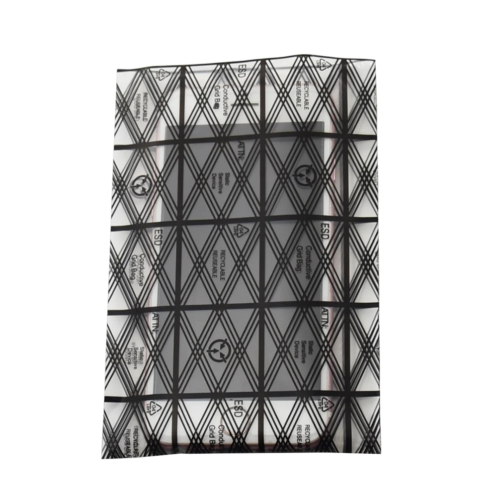

200pcs/lot 10x18cm Anti Static Open Top Bags pe Plastic Electronic Grocery Antistatic Shield Packaging Bag Retail