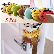 5 шт.(произвольный цвет) детские защитные Стопперы для двери защита пальцев