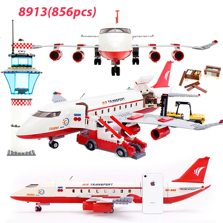 GUDI-856-PCS-Block-City-Large-Passenger-Plane-Airplane-Block-Assembly-Building-Blocks-Educational-Bricks-Toys