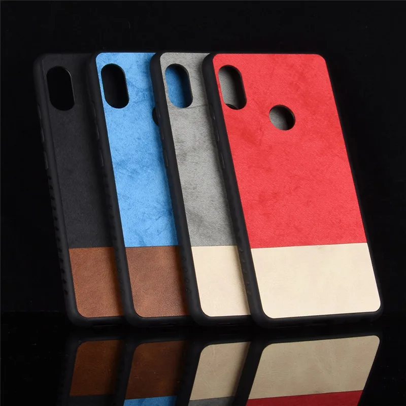 

for Xiaomi Redmi Note 5 Pro Case Note 5 Prime case Two colors PC+TPU Luxury leather back shell cover case For Redmi Note 5 Pro