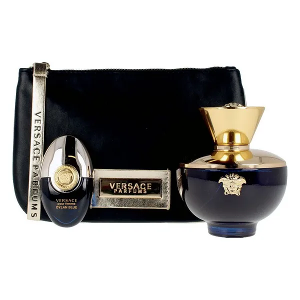 Juego de Perfume para mujer, Dylan Blue Versace EDP (3 uds)|Sets de  maquillaje| - AliExpress