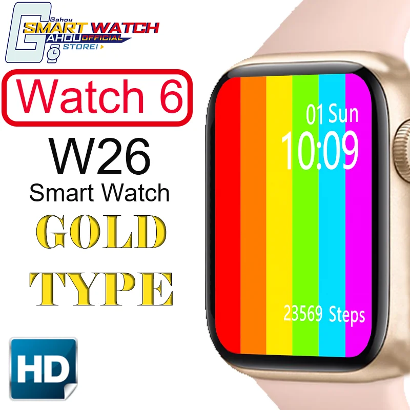 Смарт часы 2020 для мужчин W26 Часы Серия 6 Bluetooth звонок amazfit подарок IOS Oppo Huawei с