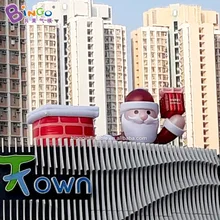 Персонализированные 7,5 м высотой надувные рождественские игрушки для пожилых/рекламные надувные рождественские игрушки для пожилых людей