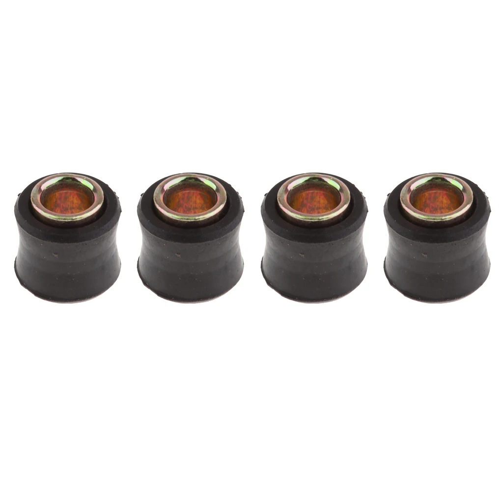 4 Pcs. Universal Rubber Bushes For Motorcycle Rear Shock Absorber, Φ10mm