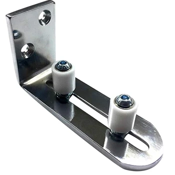 

Floor Guide for Bottom Of Sliding Barn Doors Adjustable Wall Mount Stay Roller Guide Ball Bearings