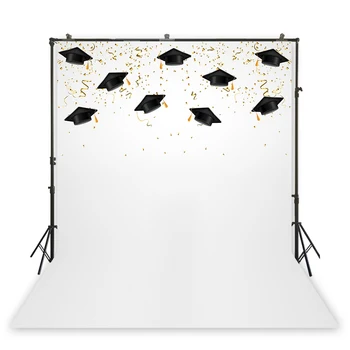 

HuaYi art fabric photography doctor hat decoration backdrops white background photography graduations photoshoot XT-6890