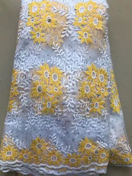 

New Design Milk Silk Nigerian Lace Fabric African Lace Fabrics High Quality tulle net French Net Lace Fabric For Wedding ALL3878