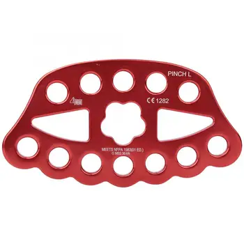 

36KN 12 Holes Outdoor Rope Paw Rigging Plate Rock Climbing Multi-Point Anchor Climbing Rappel For Climbing Accessories