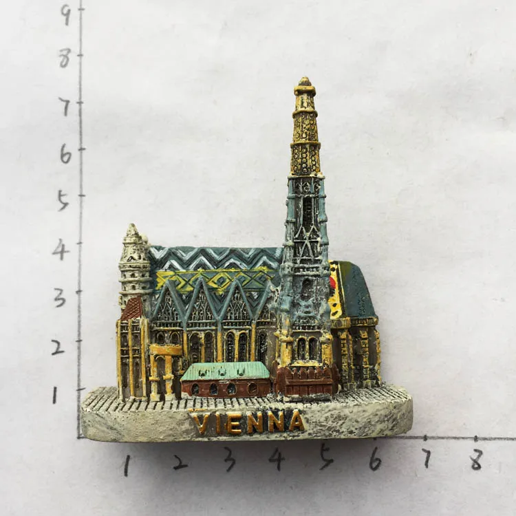 Aimant Souvenir Sintra Portugal - 3D Motifs Monuments - 6,5 X 6,5 Cm - Polyresine Magnétique