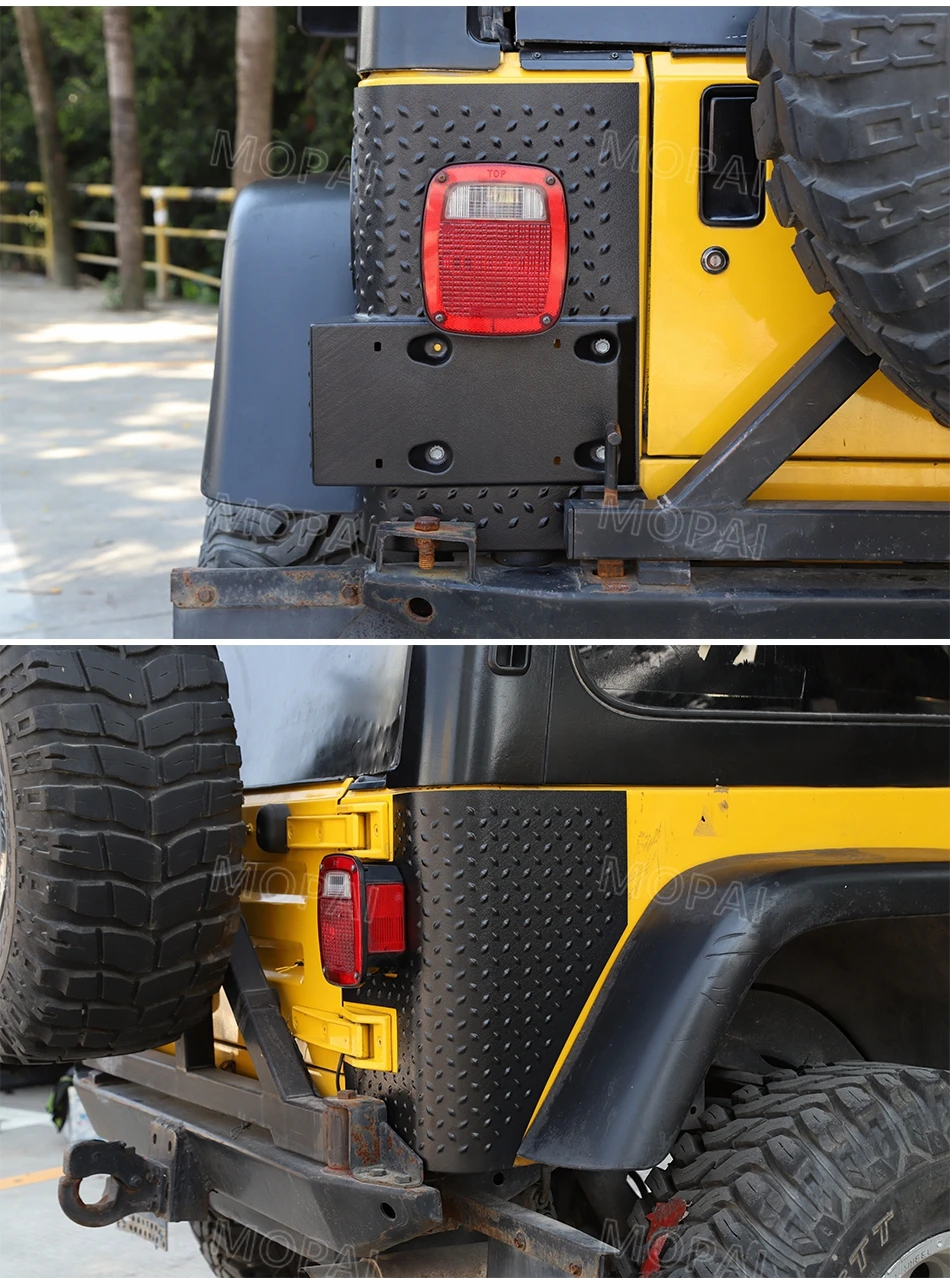 MOPAI колпаки для Jeep Wrangler TJ, Автомобильный задний светильник, крышка, наклейки, аксессуары для Jeep Wrangler TJ 1997-2006