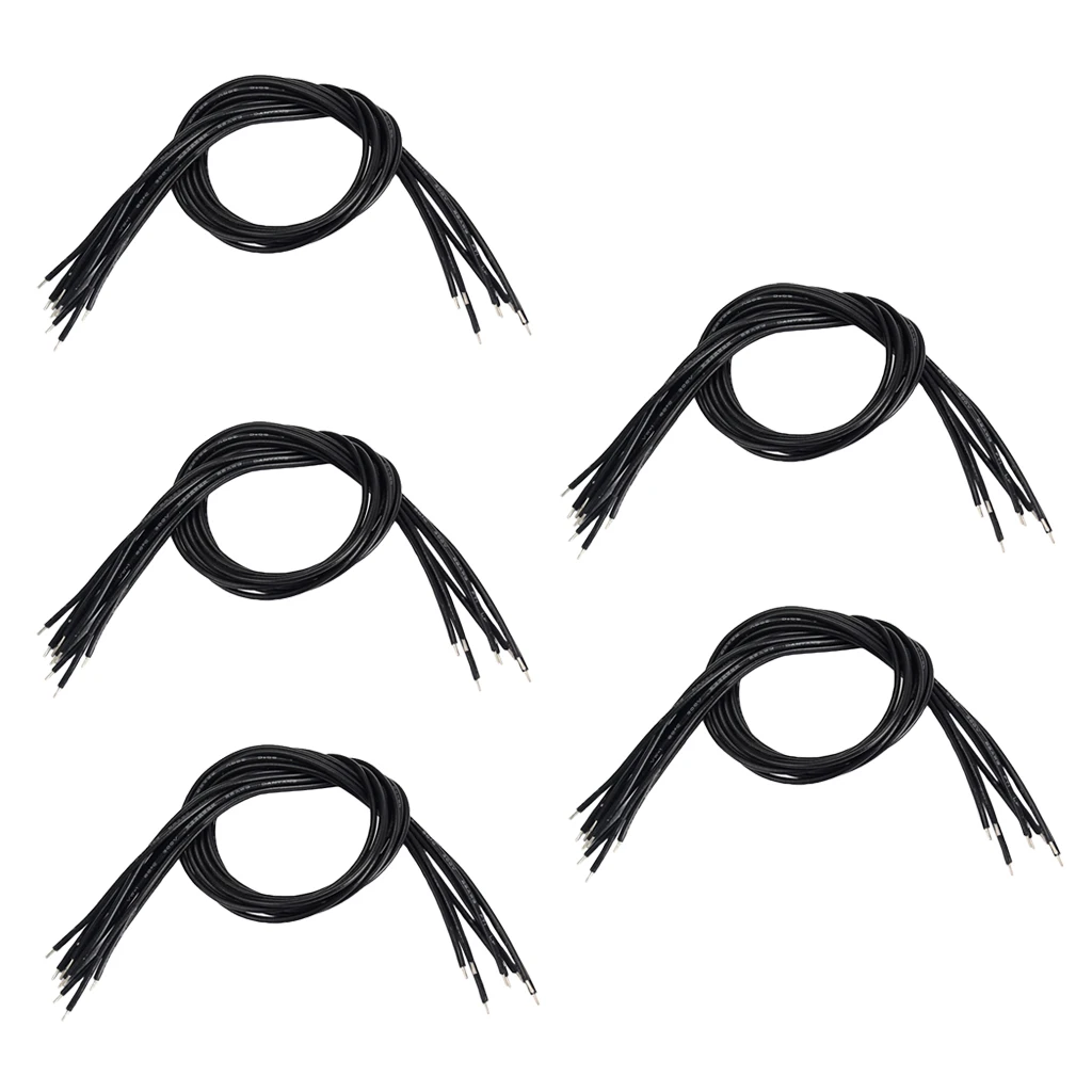 50Pcs Guitar Amp Lead Cord Cable Single Core Connecting Wire for Musical