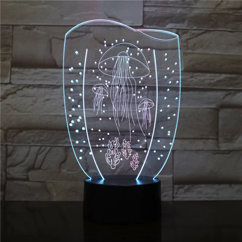 

3D Usb Led Night Light for Children Table Lamp Battery Powered Night Light with Sensor Customize Dropshipping