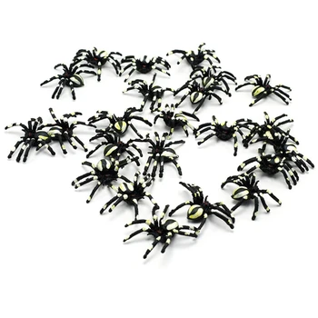

New 5PCS Small Scary Spiders Halloween Party Props Decoration Horror Joke Toy Q6PD