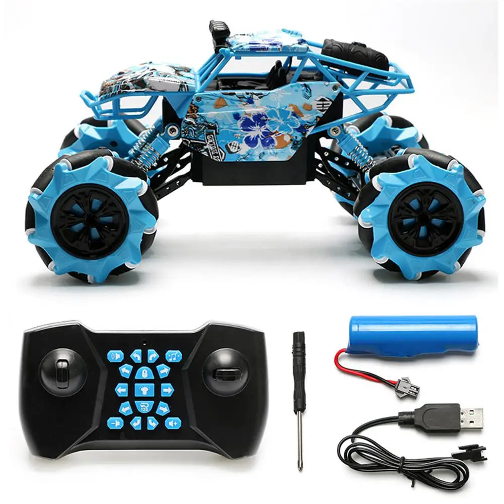 1:14 4WD RC трюк автомобиль 2 4G радиоуправляемые автомобили светильник музыка дети