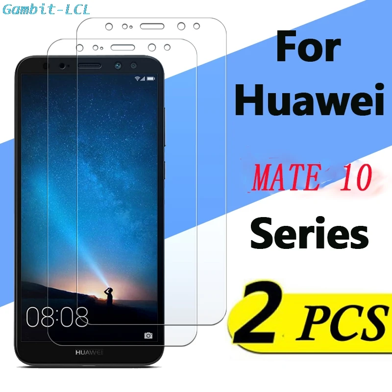

2PCS Tempered Glass for Huawei Mate 10 Pro 10 lite 10pro 10lite Screen Protector 2.5D 9H on Film Protective cover