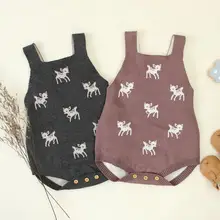 Cheap Baby Bodysuits Sleeveless Newborn Bebes Onesie Tops Funny Deer Knitted Infant Kids Bebes Body Suits Toddler Boys Girls Jumpsuits Cheap Baby Bodysuits Sleeveless Newborn Bebes Onesie Tops Funny Deer Knitted Infant Kids Bebes Body Suits Toddler Boys Girls Jumpsuits
