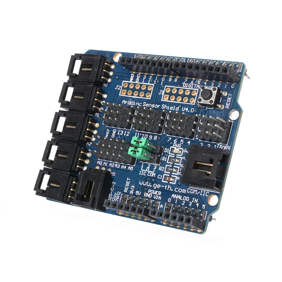Для Arduino UNO MEGA Duemilanove Датчик Щит V4 цифровой аналоговый модуль серводвигатель |