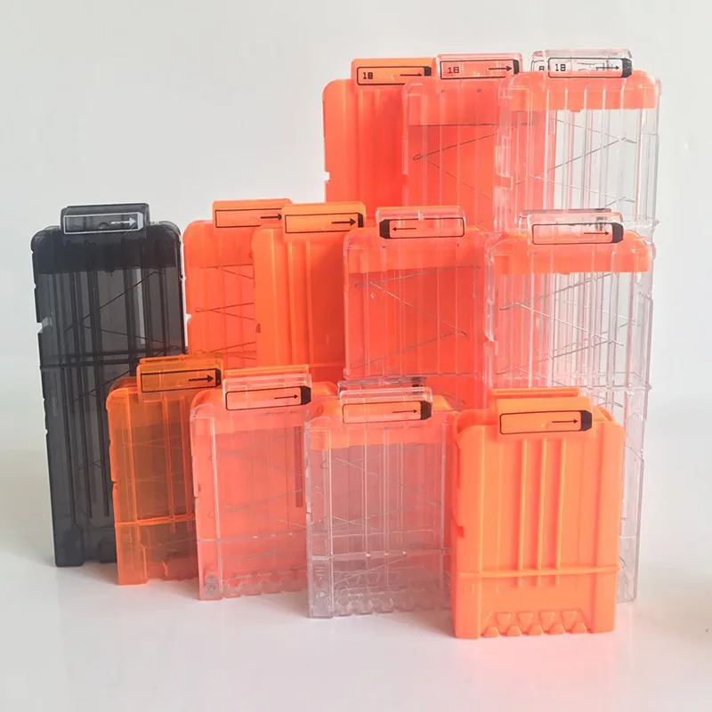 

Factory Direct Selling Nerf Compatible Cartridge Bomb-Carrying 6-round Magazine Children Heat Soft Bullet Gun Accessories