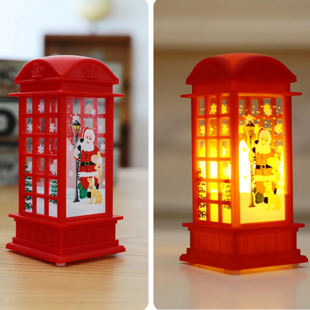 Retro Candle Light Home Shop Decorative Light for Christmas Party Holiday