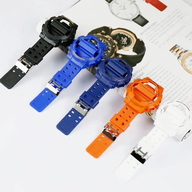 US $5.89 Watch accessories resin matte strap for Casio G-SHOCK GD GA GLS-100 110 120 men's and women's sport