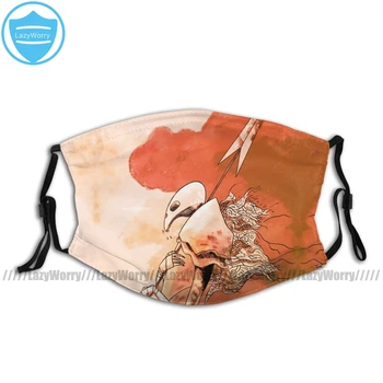 

Skull Warrior Mouth Face Mask Dragonslayer Facial Mask with Filters Pretty Adult Fashion Mask