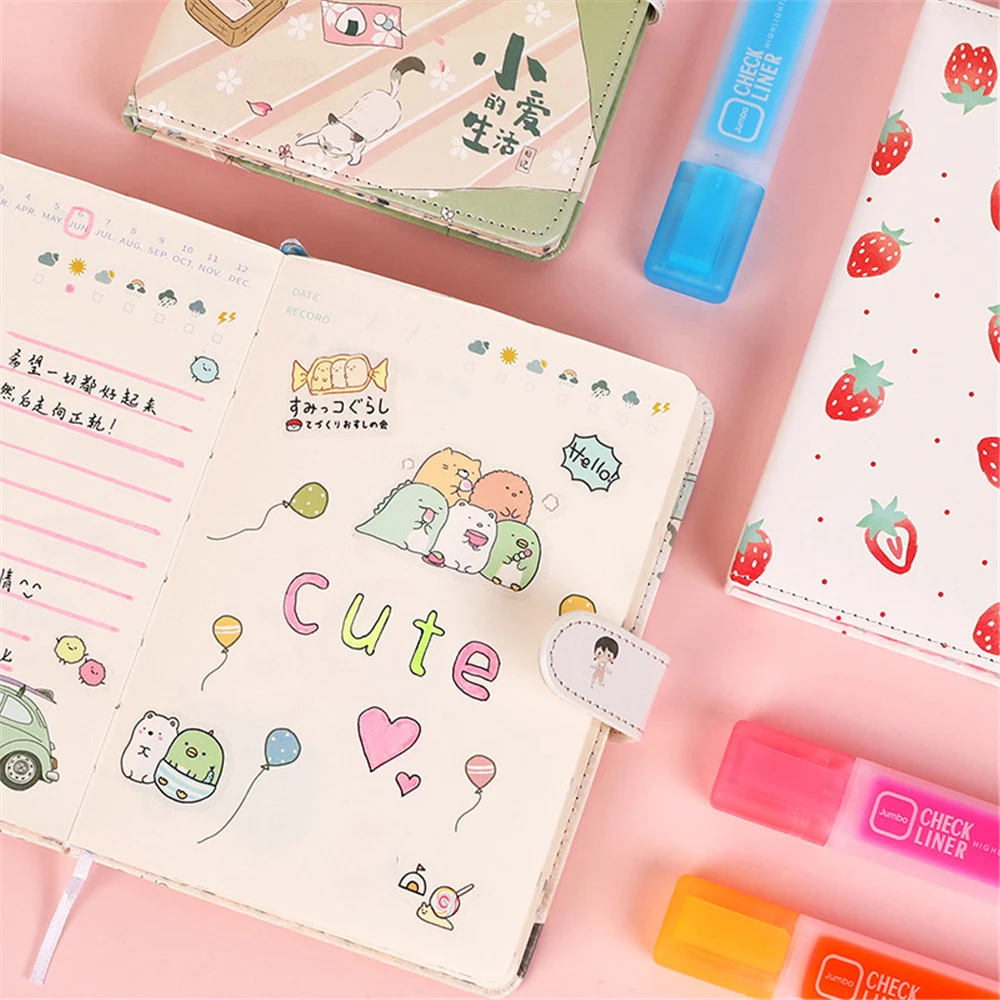 Kawaii Bubble Tea Fruits Notebook Planner - Limited Edition