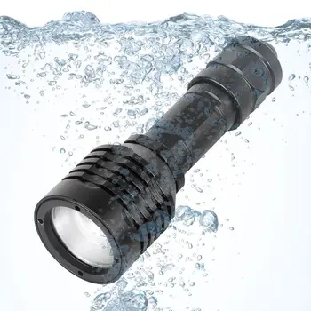 

XANES 1600 Lumens Flashlight 3 Modes IPX8 Waterproof LED Torch Light Hunting Portable Work Light 18650 for Camping Diving