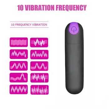 Wireless Remote Control Bullet Vibrators Sex Toy for Woman 10 Modes Mini Vibrator G-spot Clitoris Stimulator Anal Dildo Vibrator 3