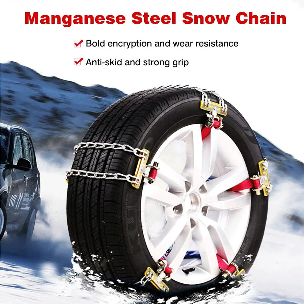 Wheel Tire Snow Anti skid Chains Wheels Tyre Tire Snow Ice Chains Belt