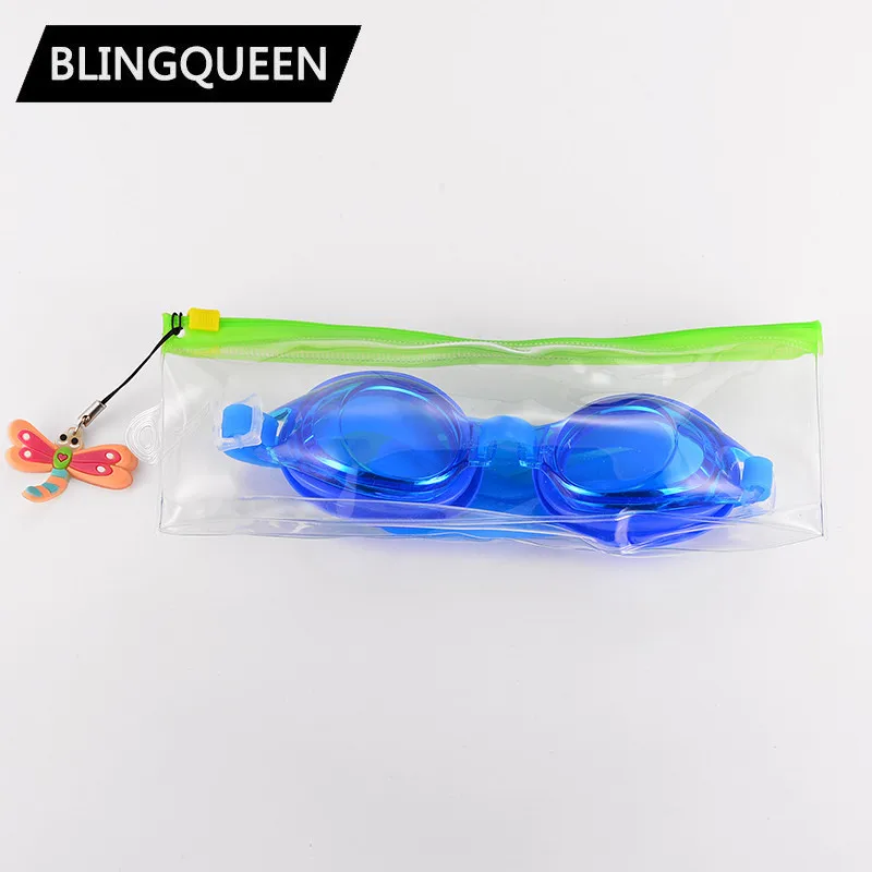 

Silica Gel Comfortable Kids Goggles P6053 Children High-Definition Anti-fog UV-Protection Swimming Glasses