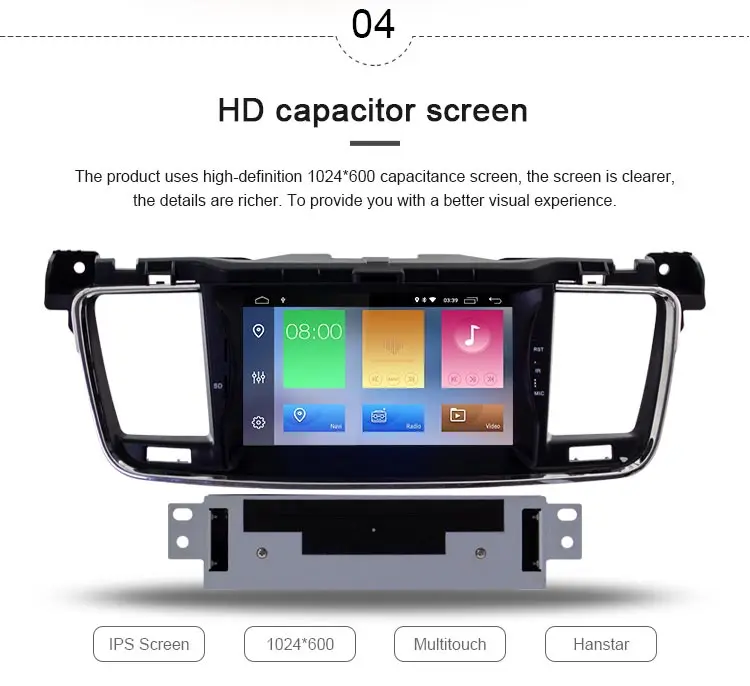Flash Deal JDASTON Android 9.0 Car DVD Player For PEUGEOT 508 Stereo GPS Navigation multimedia Player 1 Din Car Radio Steer Wheel Control 4