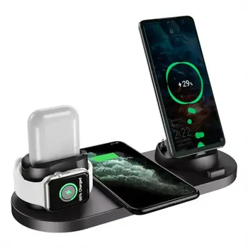 

Universal 10 W Qi Standard Wireless Charger Stand Dock Quick Charger For IPhone 8 11 XS Max XR For Samsung S9 S8 S7 Xiaomi