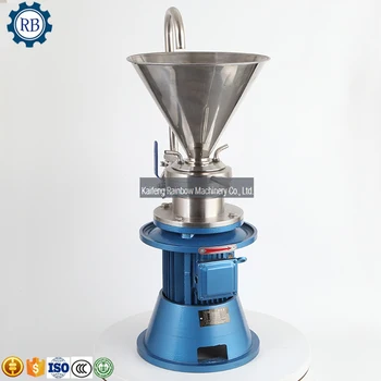 

Small type 10-100kg/h capacity sanitary food grinder peanut butter colloid mill cucumber juice crushing machine