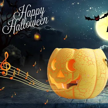 

Halloween decoration pumpkin lantern LED pumpkin lantern portable night light holiday decoration новогодние гирлянды new 02*