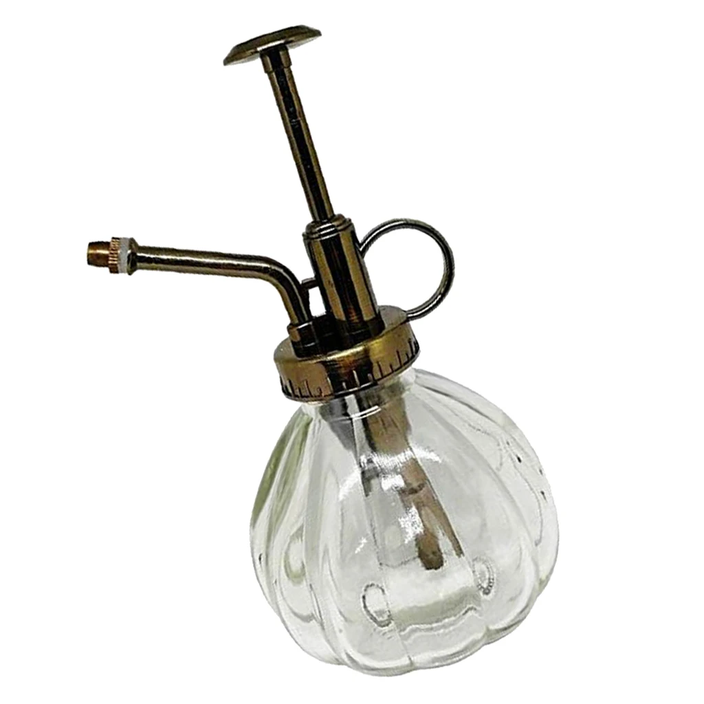 Glass Watering Spray Bottle Plant Mister Sprayer Flower Watering Can