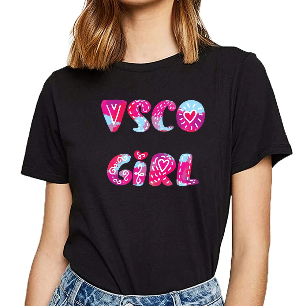 Топы футболки для женщин vsco girl an i oop sksksksk забавные белые короткие женские