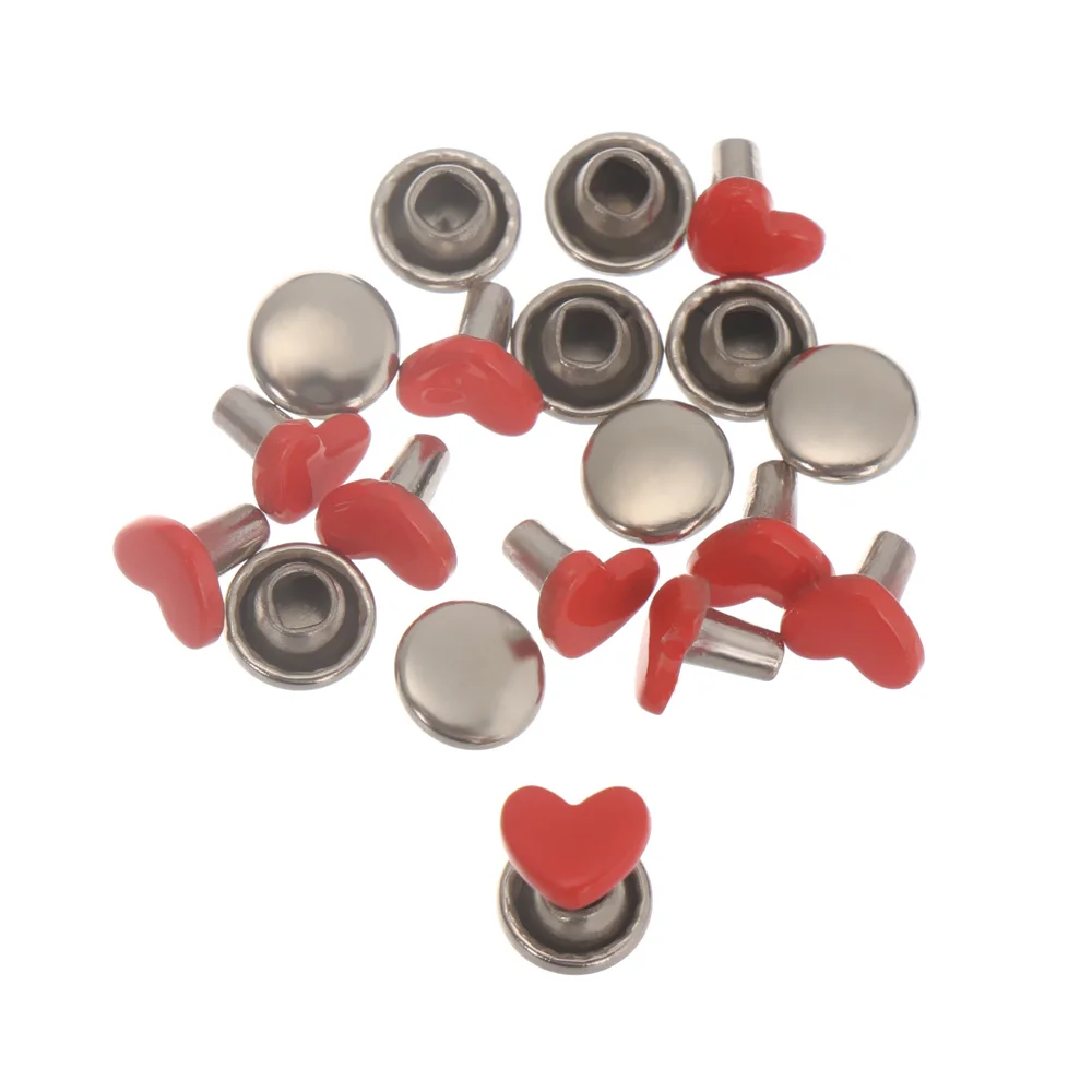 Metal Mini Mushroom Spikes Buttons for DIY Doll Clothes Shoes