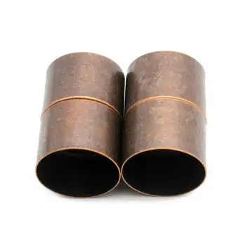 

2 sets 18mm Inner Hole Antique Copper Cylinder Magnetic Clasp,Big Strong Magnet Fastener Connectors Diy for Bracelet Making