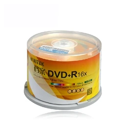 Hitek – disque blanc DVD + R, 4.7 go, vidéo DATA 120MIN, 16X, vitesse 