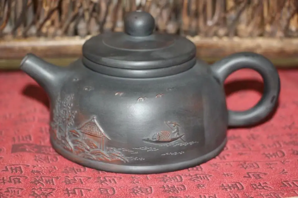 Jian shui purple ceramic tea pot Китайский чайник Цзяньшуйская керамика чайник из Цзяньшуй*BANYUE HU* about 230ml